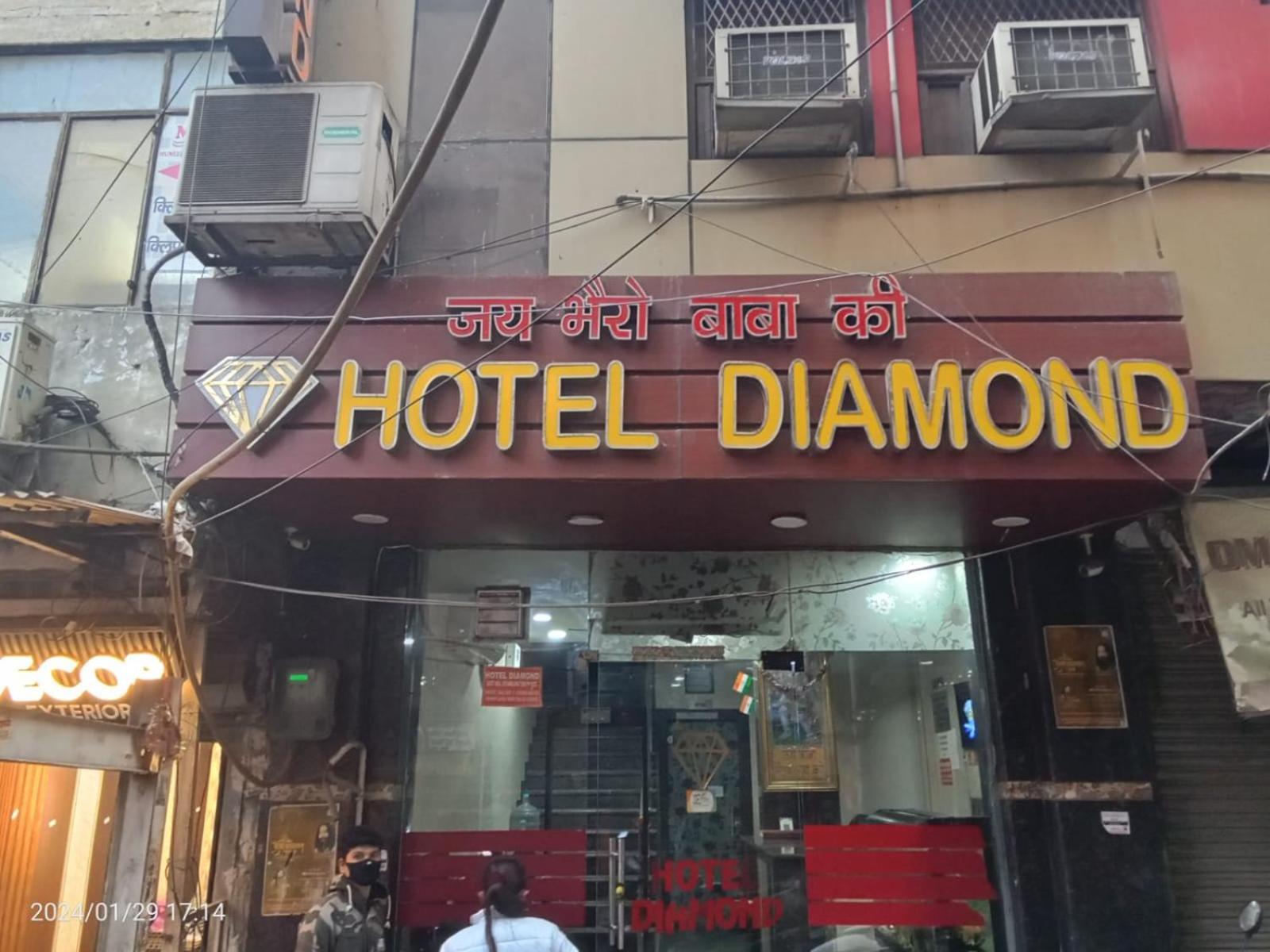 ניו דלהי Hotel Diamond מראה חיצוני תמונה